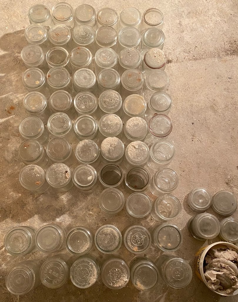 Weckpotten, Voorraadpot, Ophalen, Zo goed als nieuw, Glas