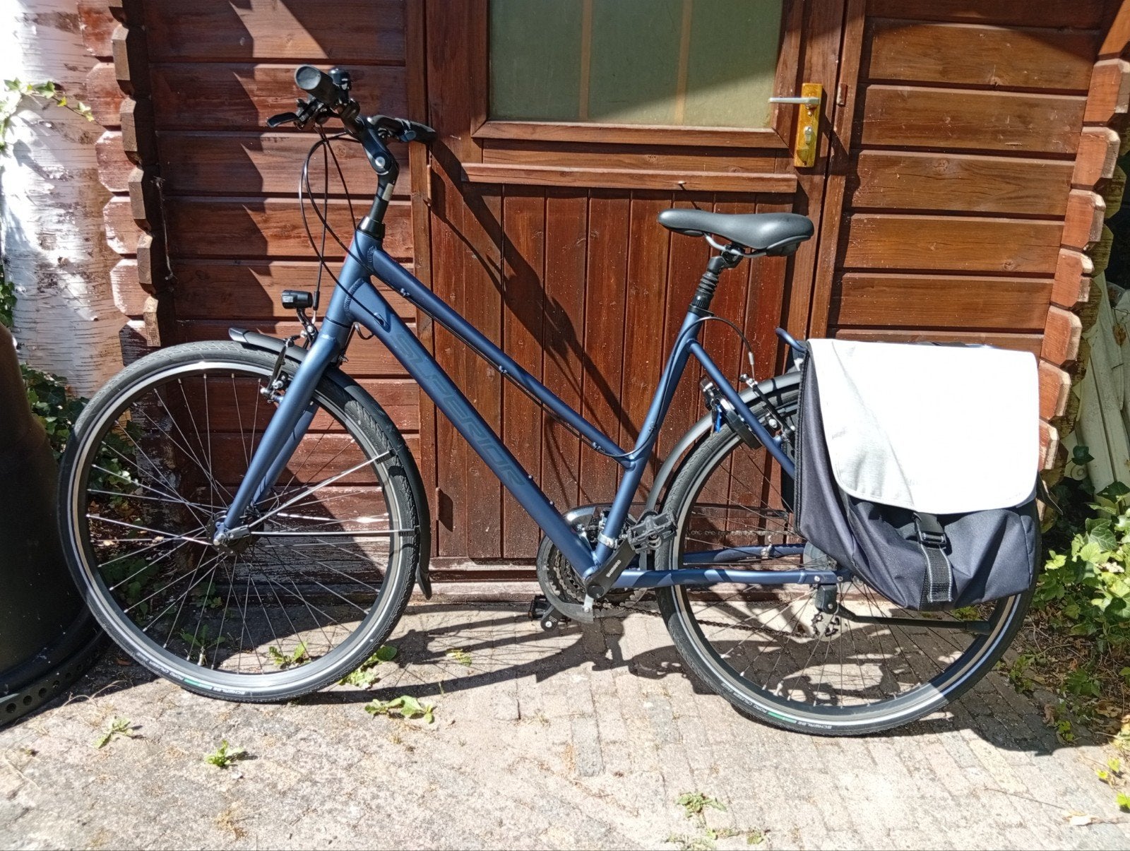 Superior fiets, framemaat 53, kleur blauw, Ermelo, 51 tot 55 cm, Ophalen, Velgrem, Superior