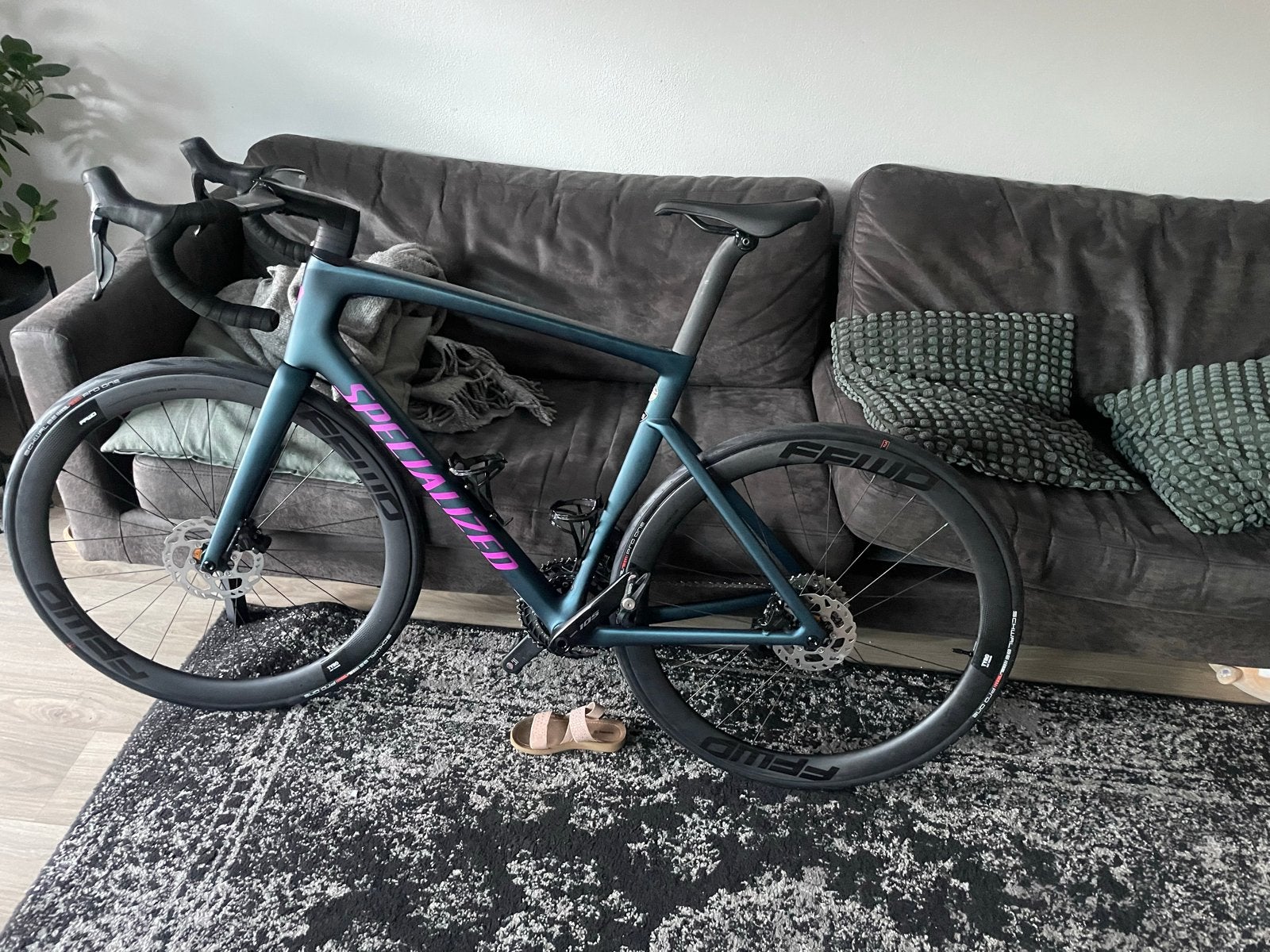 Specialized Tarmac SL7 Shimano 105 Di2  maat 58 met FFWD wie, Overige merken, 28 inch, Carbon, Heren