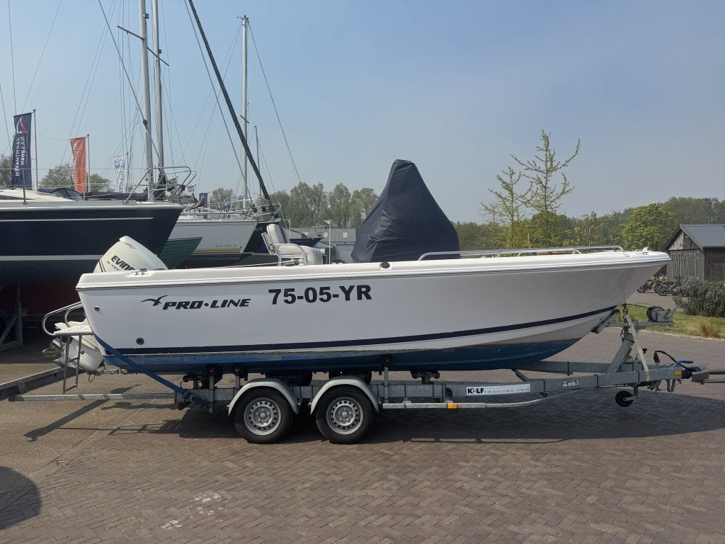 Pro Line 20 Sport Console boot met 175 pk en trailer, Overige merken, Gebruikt, IJsselmeerweg 6 Naarden, 6 m