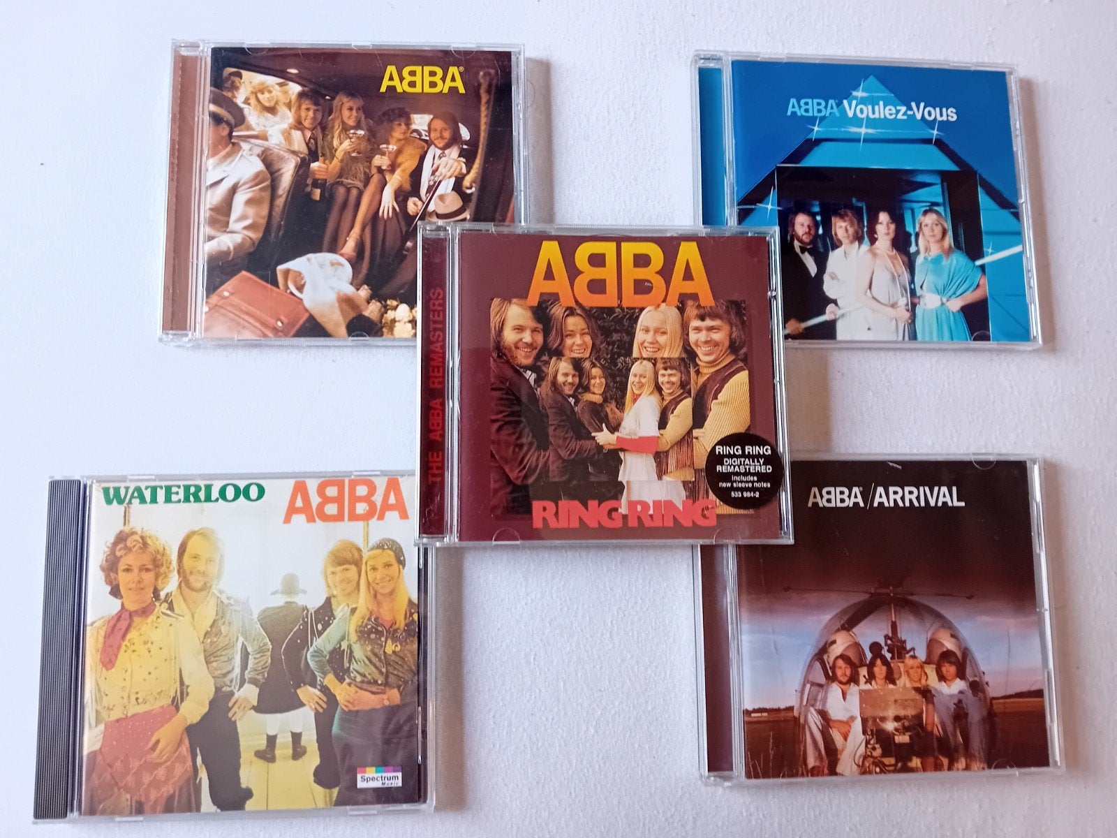 ABBA CD Collectie: 5 Albums, Gebruikt, Pop, Ophalen of Verzenden, Inclusief doosje