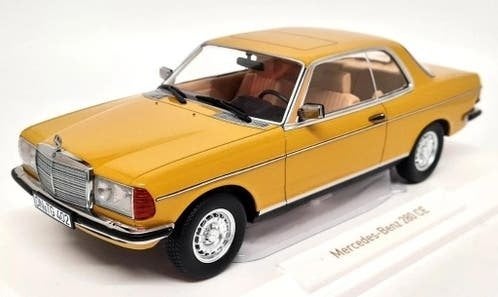 Mercedes 280CE 1980 Sahara Yellow 1:18 Norev, Hobby en Vrije tijd, Modelauto's | 1:18, 70-72 avenue de Bohlen 69120 Vaulx-en-Velin