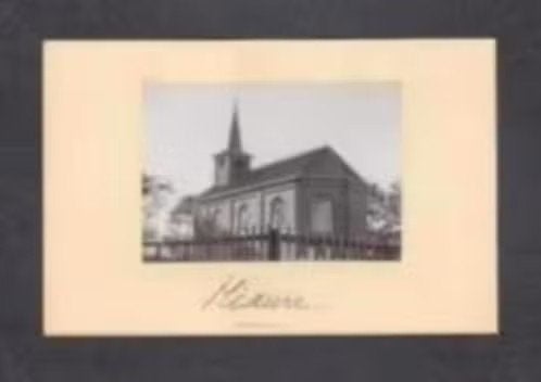 Foto Hiaure Friesland Kerk Jaren 30., Verzamelen, Foto's en Prenten, Foto, Ophalen of Verzenden, Zo goed als nieuw, Gebouw