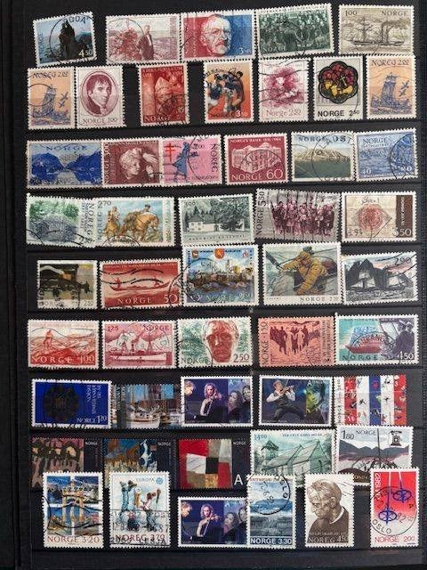 postzegels Noorwegen, Verzenden, Buitenland