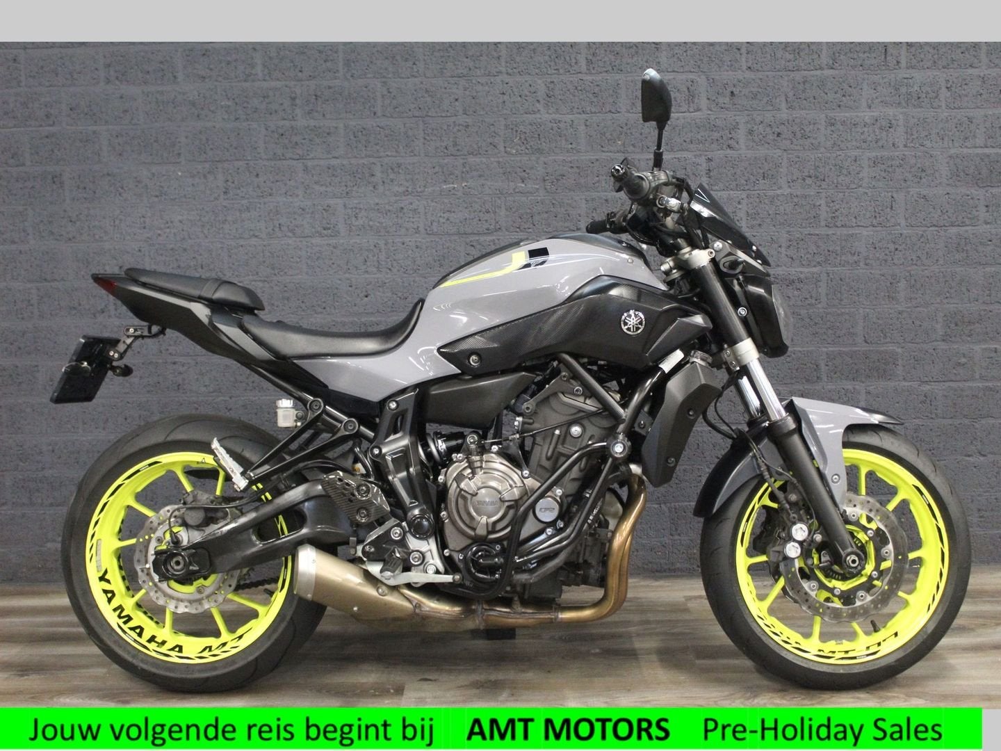 YAMAHA MT 07 ABS (bj 2016) 32,802 km NARDO GREY 35KW A2 gesc, 2 cilinders, Bedrijf, Onbekend, YAMAHA
