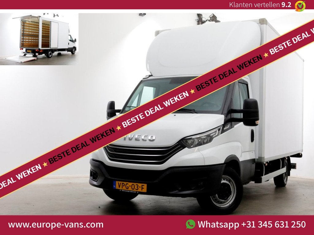 Iveco Daily 35S14 136pk HiMatic Automaat Bakwagen met laadkl, Auto's, Automaat, Gebruikt, Iveco, Wit