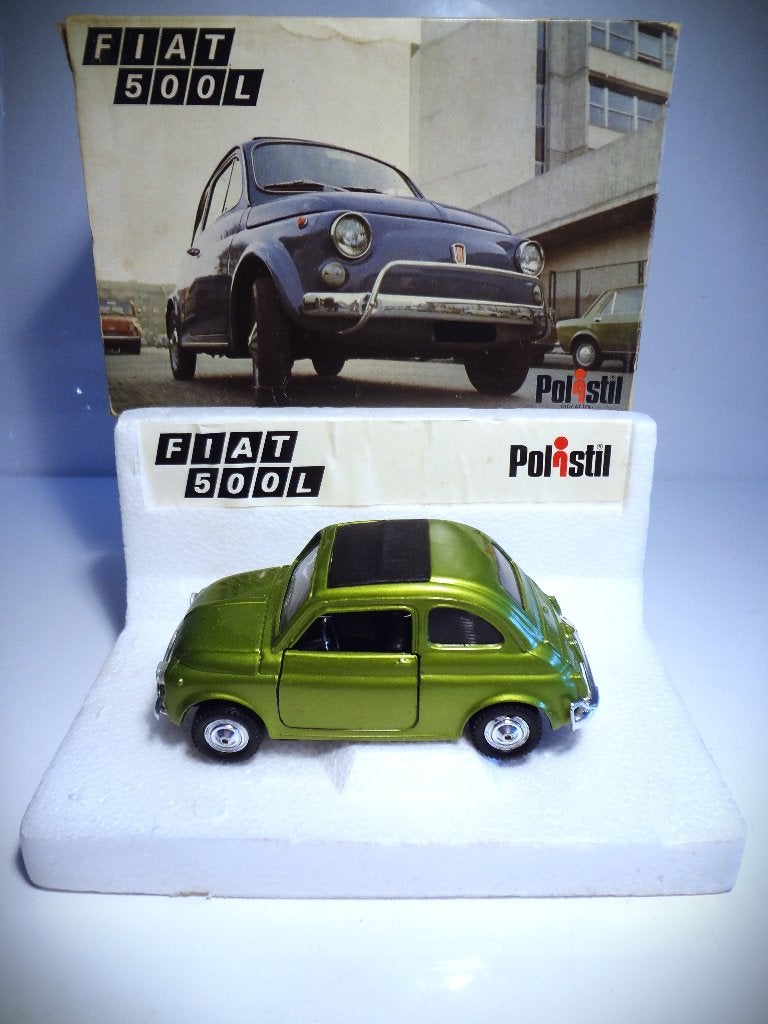 Fiat 500 L 1974 Polistil Italy Nr S599 MIB Original Box, Verzenden, Zo goed als nieuw, Auto, Overige merken