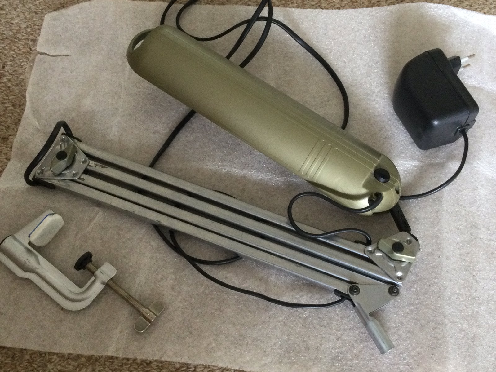 Tafellamp bureau lamp hobby lamp retro compleet met, Ophalen of Verzenden, Zo goed als nieuw