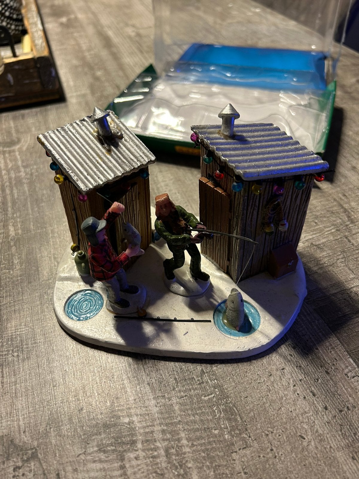 Lemax ice fishing, Ophalen of Verzenden, Zo goed als nieuw