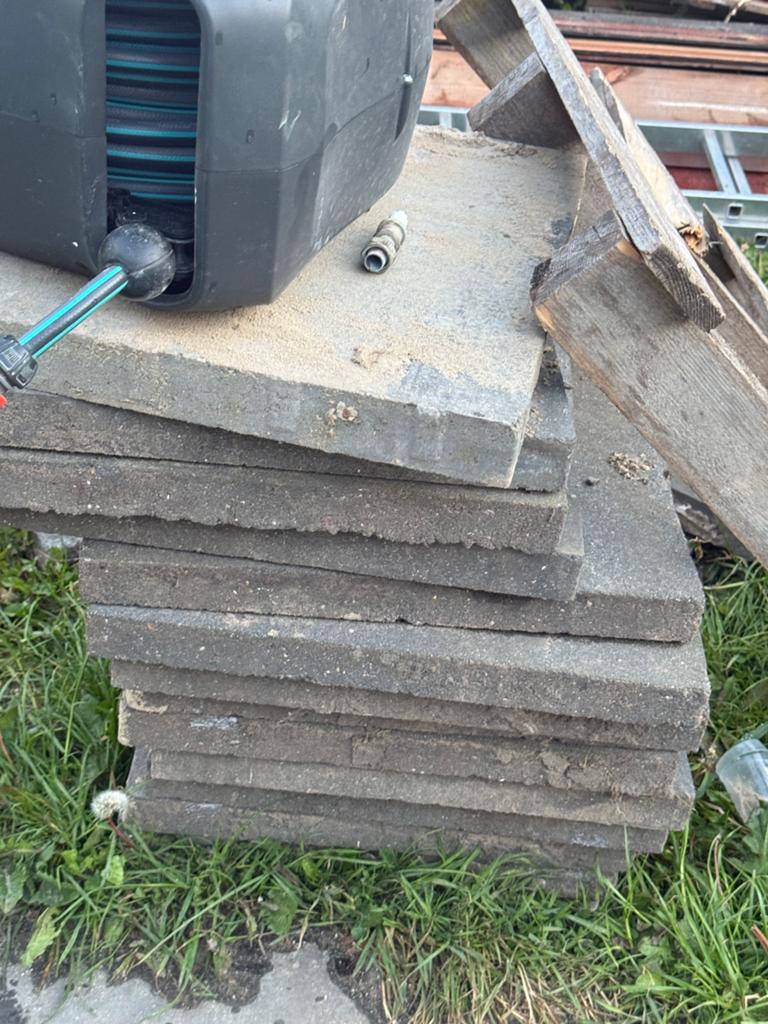 Tuintegels 60x60, Tuin en Terras, Tegels en Klinkers, Ophalen, Beton, Terrastegels
