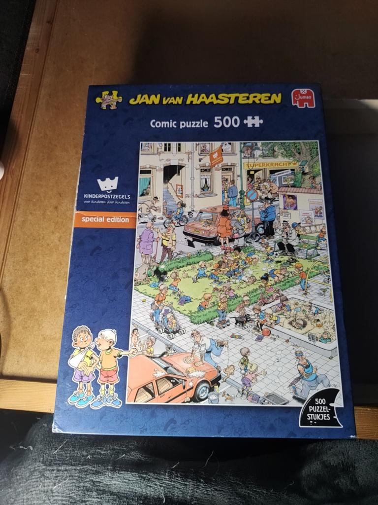 Jan van Haasteren puzzel 500 stukjes Kinderpostzegels NIEUW, Hobby en Vrije tijd, Denksport en Puzzels, Ophalen of Verzenden, 500 t/m 1500 stukjes
