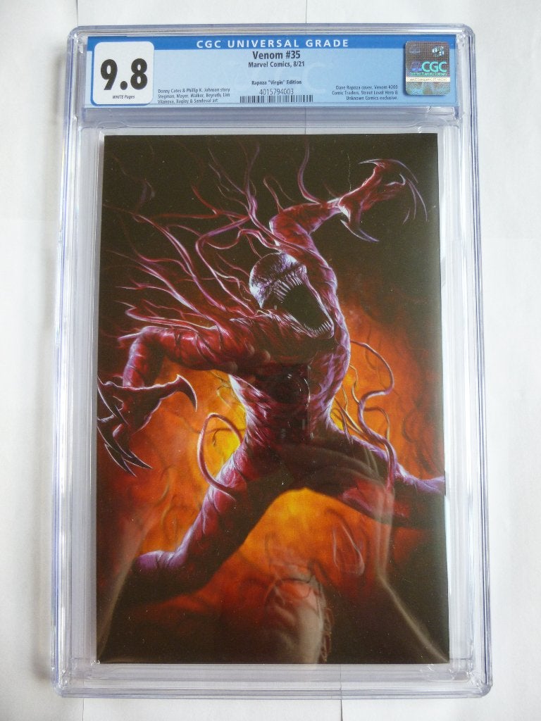 VENOM 35/200 MARVEL COMIC"RAPOZA VIRGIN VARIANT COVER"2021, Eén comic, Amerika, Marvel Comics, Nieuw