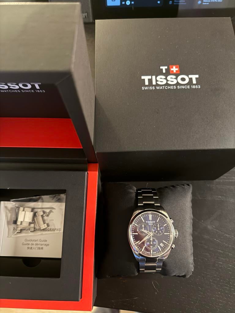 Tissot PR 100 40mm, Sieraden, Tassen en Uiterlijk, Horloges | Heren, Nieuw, Polshorloge, Overige merken, Staal, Ophalen of Verzenden