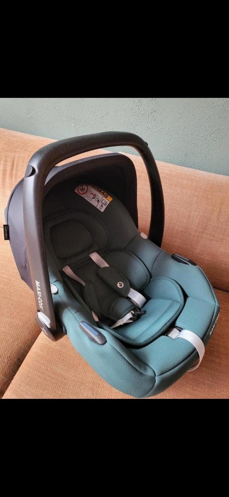 Maxi-Cosi i-Size inclusief isofix basis, Ophalen, Autogordel of Isofix, Zijbescherming, Zo goed als nieuw