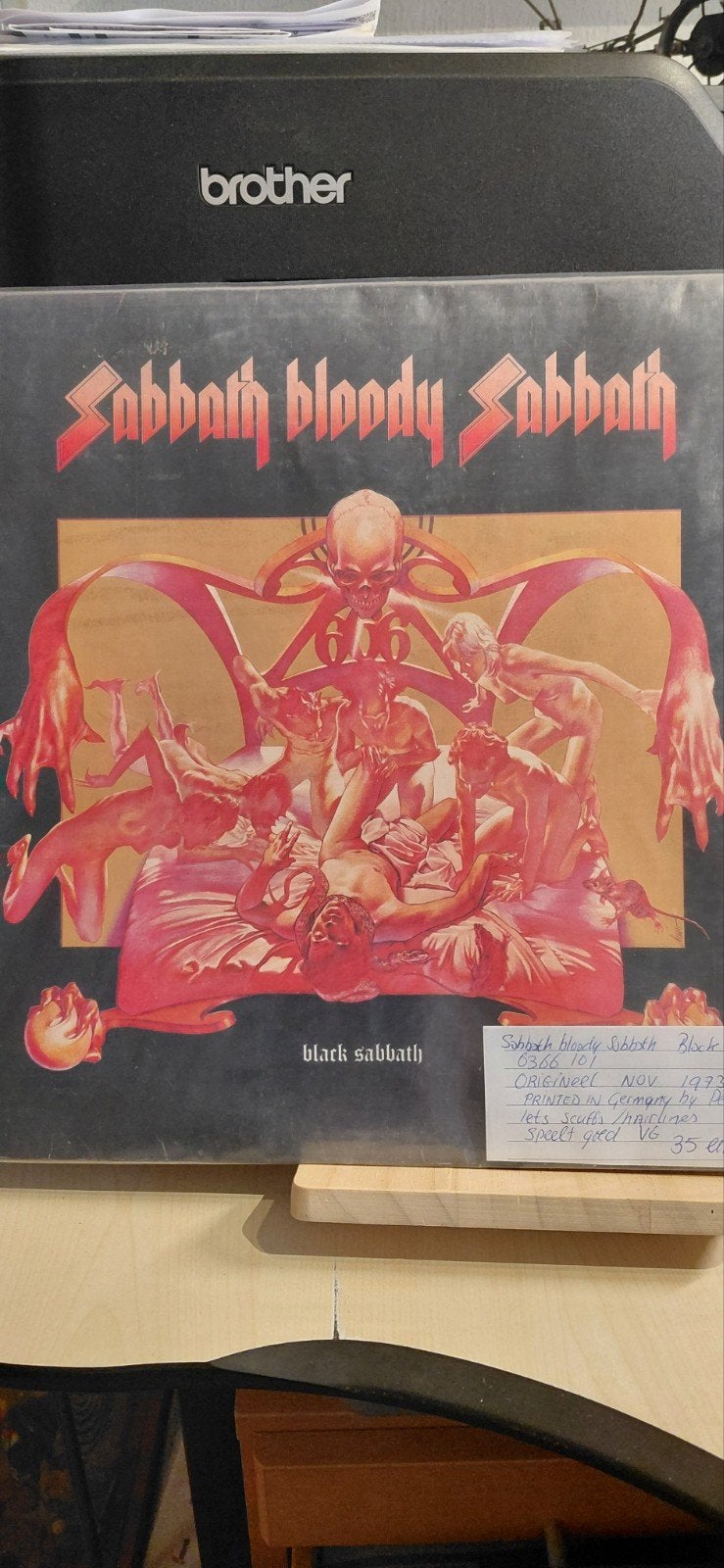 ELPEE BLACK SABBATH , SABBATH BLOODY SABBATH, LP, Gebruikt, Ophalen of Verzenden, Hardrock
