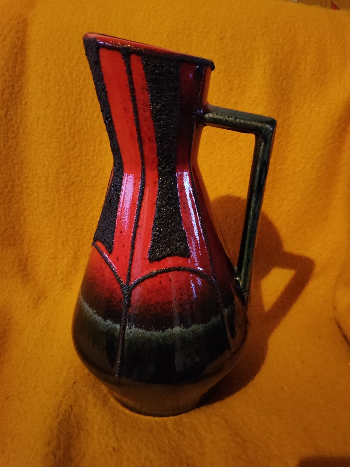 Spaceage vaas van Fohr West Germany 38 cm, Ophalen of Verzenden