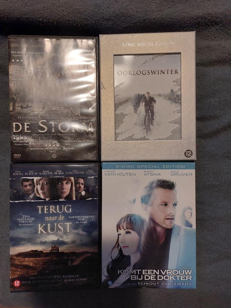 8 Nederlandse speelfilms DVD incl DVD boxen, Vanaf 6 jaar, Ophalen of Verzenden, Zo goed als nieuw, Drama