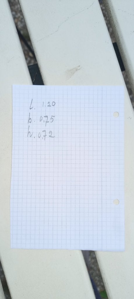Witte houten tuintafel, Ophalen, Gebruikt, Rechthoekig, Hout