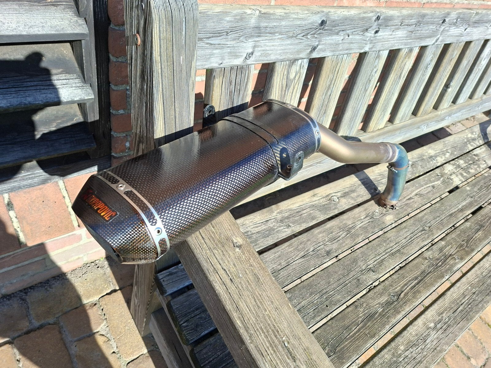 carbon akrapovic uitlaat demper honda cbr1000rr fireblade, Ophalen of Verzenden