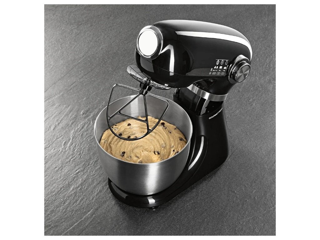 GOURMETmaxx Zwarte Keukenmachine 1000W NIEUW IN DOOS !!, 4 liter of meer, ., Nieuw, 3 snelheden of meer
