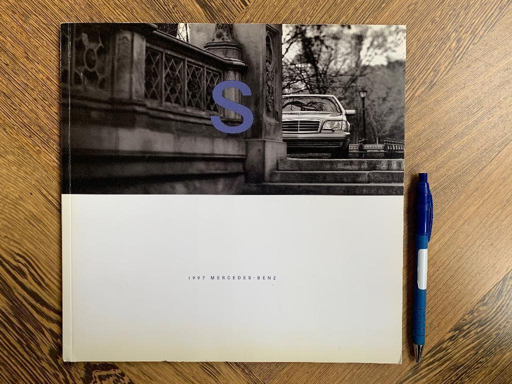 Amerikaanse brochure Mercedes-Benz S & CL 1997 W140 C140 USA, Zo goed als nieuw, Mercedes-Benz, Mercedes, Ophalen of Verzenden