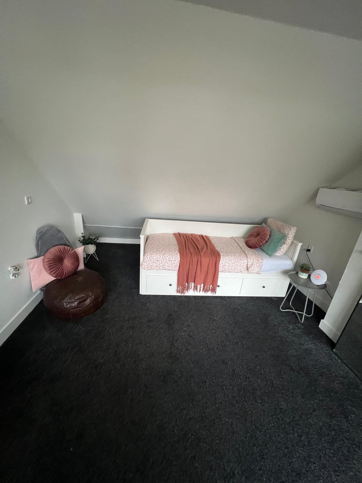 IKEA HEMNES uitschuifbed 80200cm – inclusief lattenbodem, Ophalen, Verstelbaar, Eenpersoons, Wit