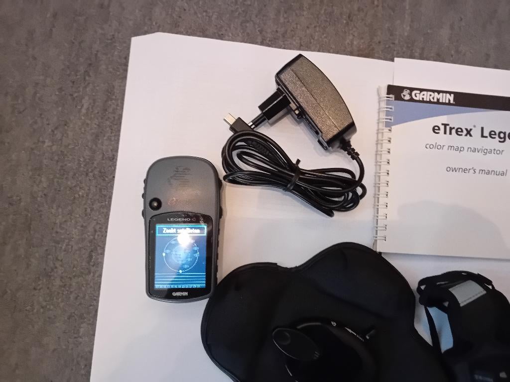 Garmin eTrex Legend C + toebehoren, Ophalen of Verzenden, Gebruikt, Navigatie of Gps