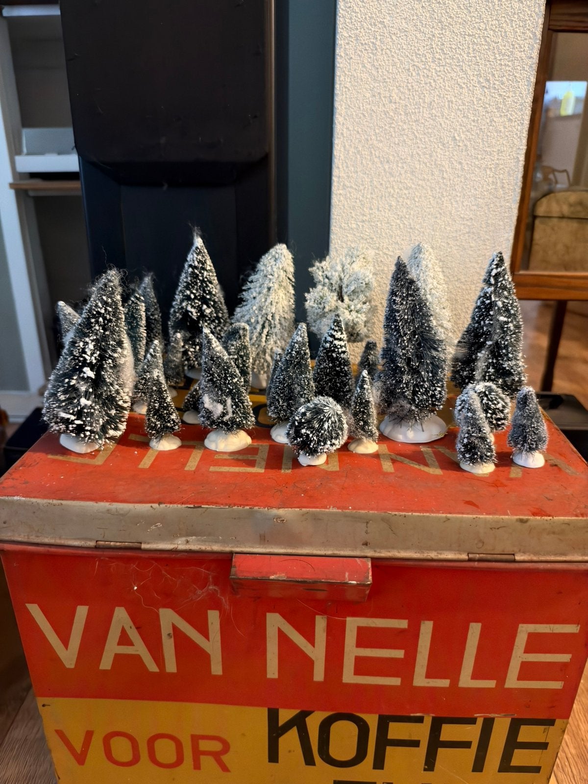 Diverse bomen voor een kerstdorp #1, Diversen, Ophalen of Verzenden, Nieuw