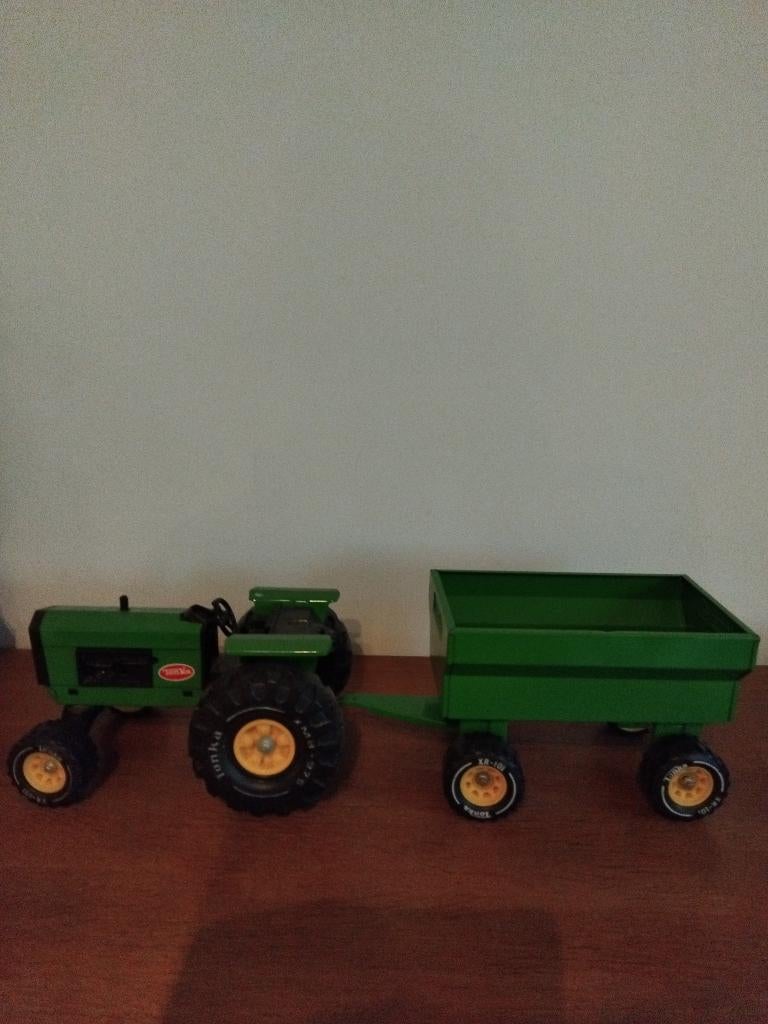 Tonka tractor met kar, Ophalen, Gebruikt