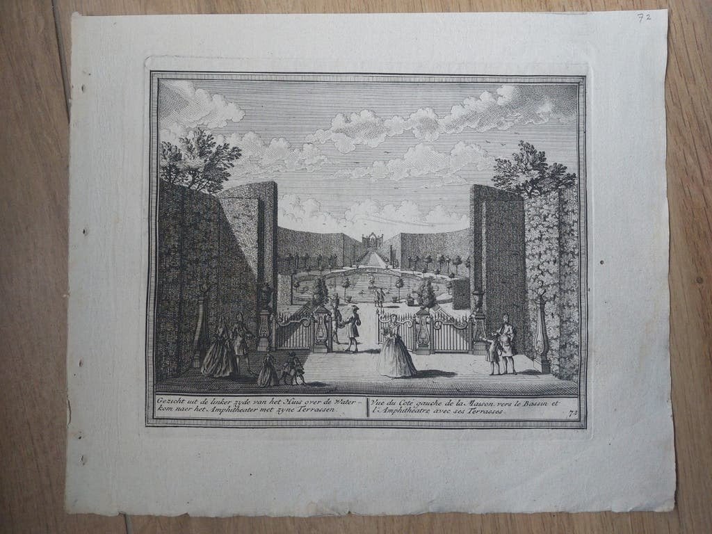 72 Velzerhooft Amphitheater te Velsen Santpoort Noord, Stadsgezicht, 17 cm, Blanco verso, Ophalen of Verzenden