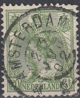 Nederland 1.35.1- 1899- 7 x Wilhelmina Bontkraag- NVPH-68- G, Postzegels en Munten, Verzenden, T/m 1940, Gestempeld