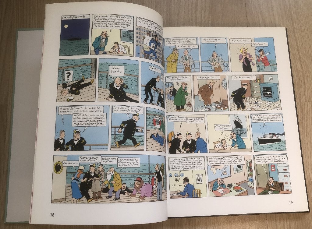 KUIFJE - HET MYSTERIE VAN STRAAL V/DE MANITOBA/DE, Boeken, Eén stripboek, Ophalen of Verzenden, Zo goed als nieuw, Hergé