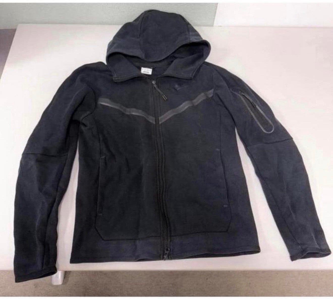 Nike Tech Fleece sweatvest XS S zwart heren mannen vest jack, P, Zwart, P, P