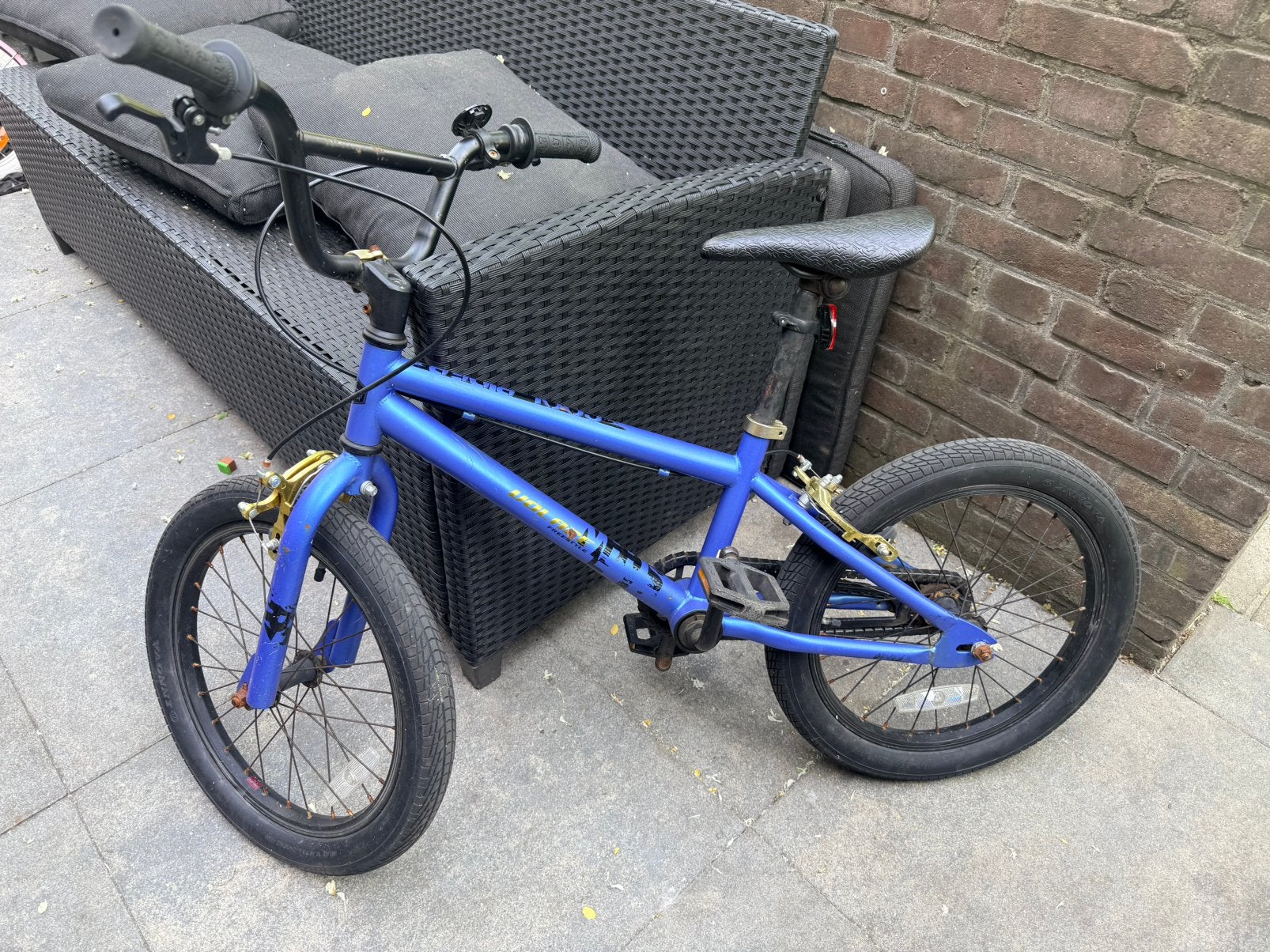 Jongens fiets, Ophalen, Gebruikt, Staal, 16 tot 20 inch