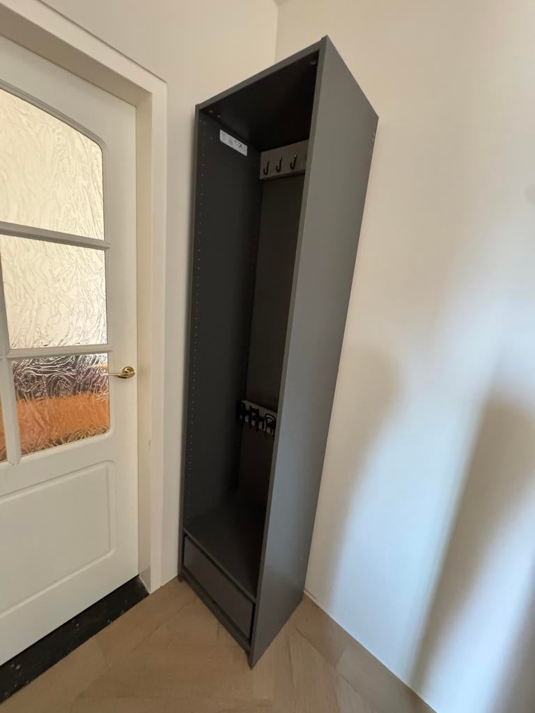 Ikea Pax kapstok voor smalle ruimte 50x35x201 cm, Gebruikt, 200 cm of meer, Hout, Ophalen