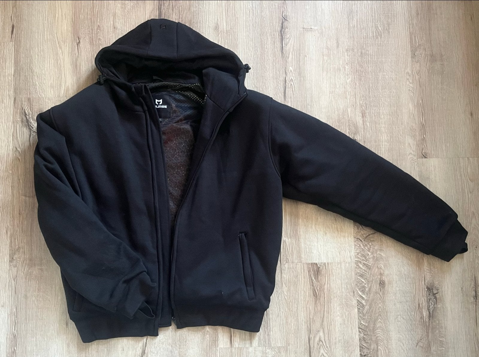 Motorhoodie met bescherming - Ideaal voor warmere dagen, Motoren, Ophalen, Tweedehands, Heren, Overige typen