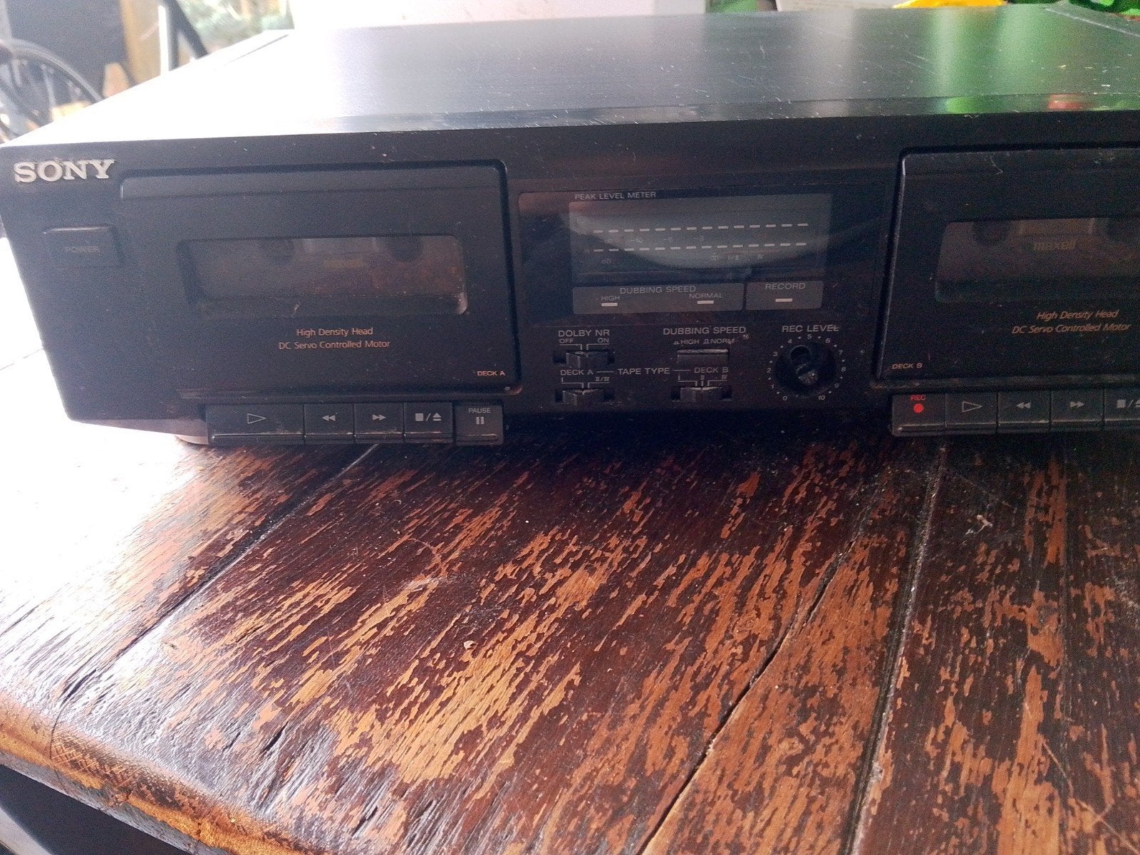 Sony TC-WE305 Stereo Cassettedeck - Dubbel Deck, Ophalen of Verzenden, Dubbel, Sony, High speed dubbing