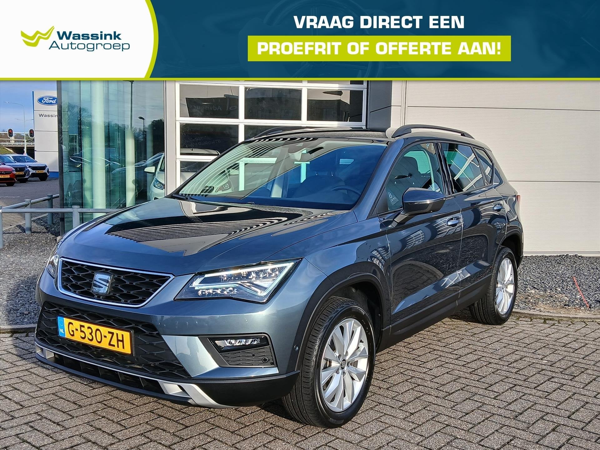 SEAT Ateca EcoTSI 115 pk Style Business Intense | Trekhaak |, Auto's, Voorwielaandrijving, Gebruikt, Origineel Nederlands, 3 cilinders