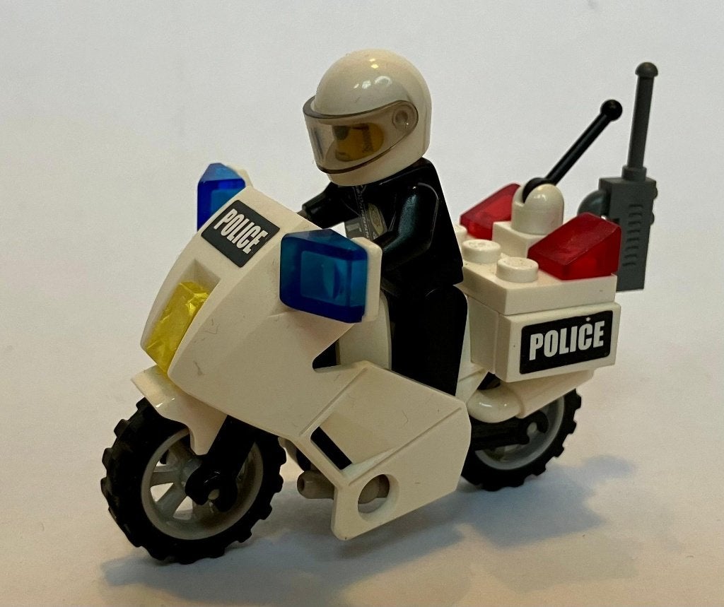 Lego City 7235 Politiemotor Motoragent 'Police'-stickers, City, Lego, Inclusief instructies, Ophalen of Verzenden
