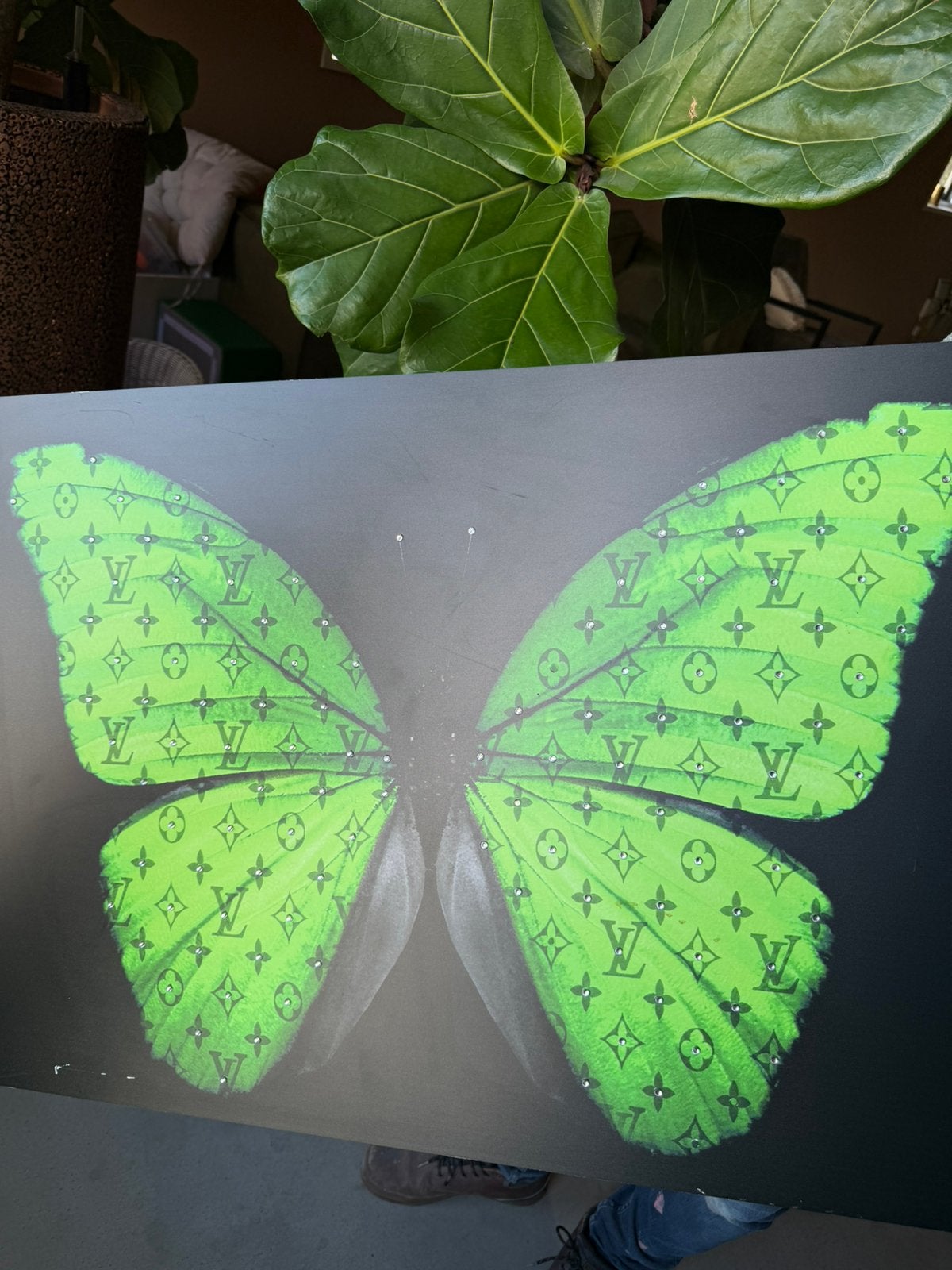 Artwork butterfly Louis Vuitton, Ophalen