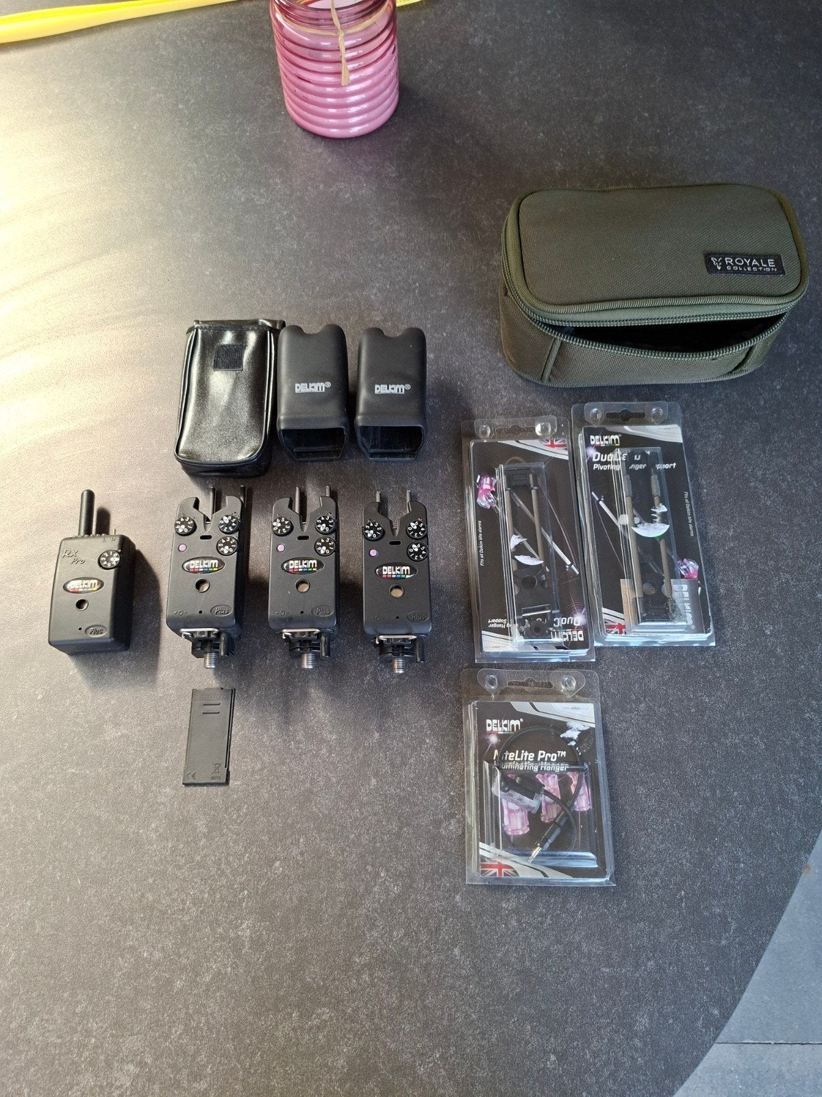 Mooie Delkim Txi-plus 3+1 Set., Watersport en Boten, Ophalen of Verzenden, Gebruikt, Complete set