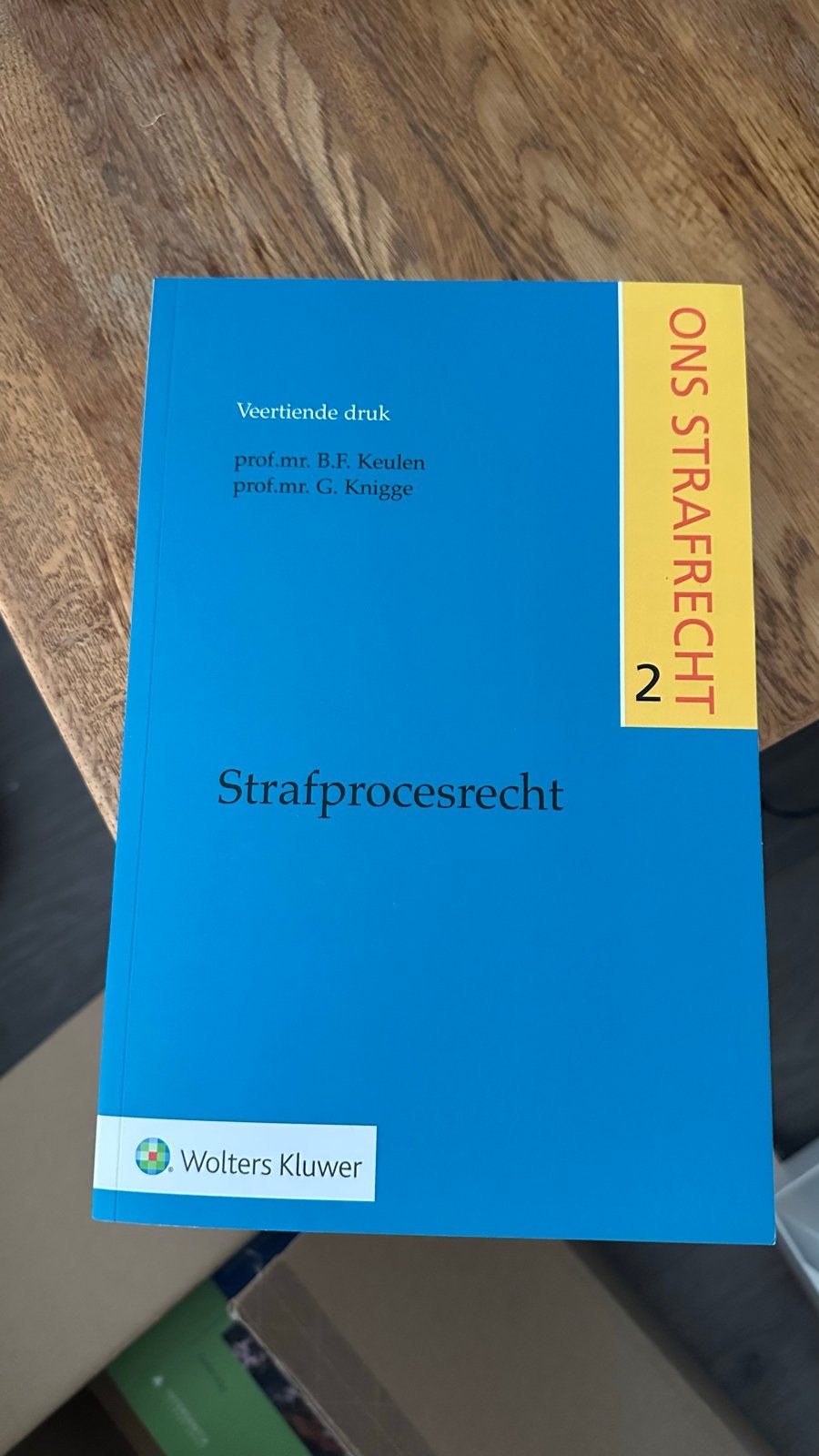 Ons Strafrecht 2: Strafprocesrecht - 14e druk, Ophalen of Verzenden, Gamma, Zo goed als nieuw, WO