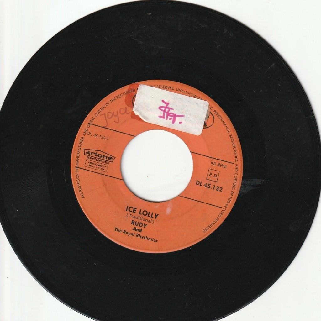 Rudy And The Royal Rhythmics - Ice Lolly INDOROCK 1964 VERZ, Cd's en Dvd's, Vinyl Singles, Ophalen, Gebruikt, R&B en Soul