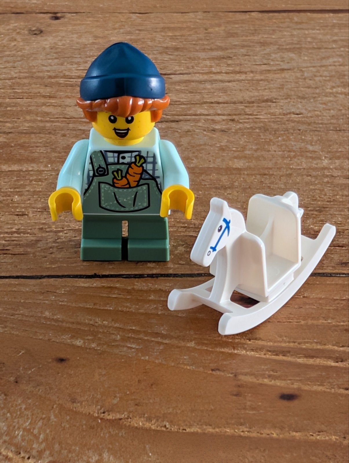 Lego Minifigures kind met hobbelpaard, Lego, Nieuw, Ophalen of Verzenden, Minifiguur