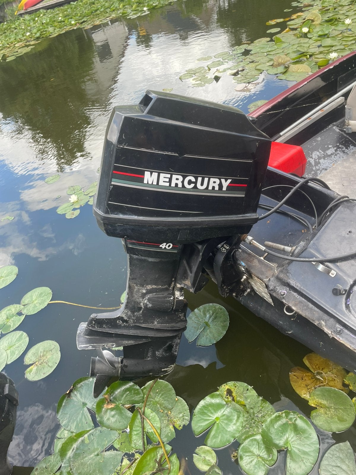 Mercury 40pk 4cilinder 2takt + mariner donormotor, Watersport en Boten, Ophalen, Gebruikt, Elektrische start, 30 pk of meer