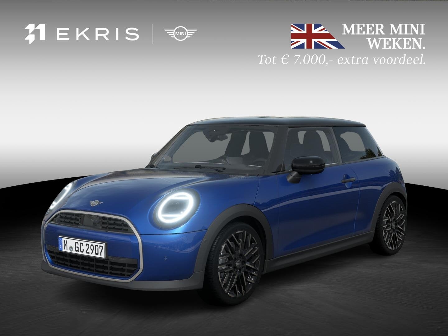 MINI 3-Deurs Cooper C | Favoured Uitvoering + Pakket M, Auto's, Mini, Euro 6, 156 pk, Bedrijf, Nieuw