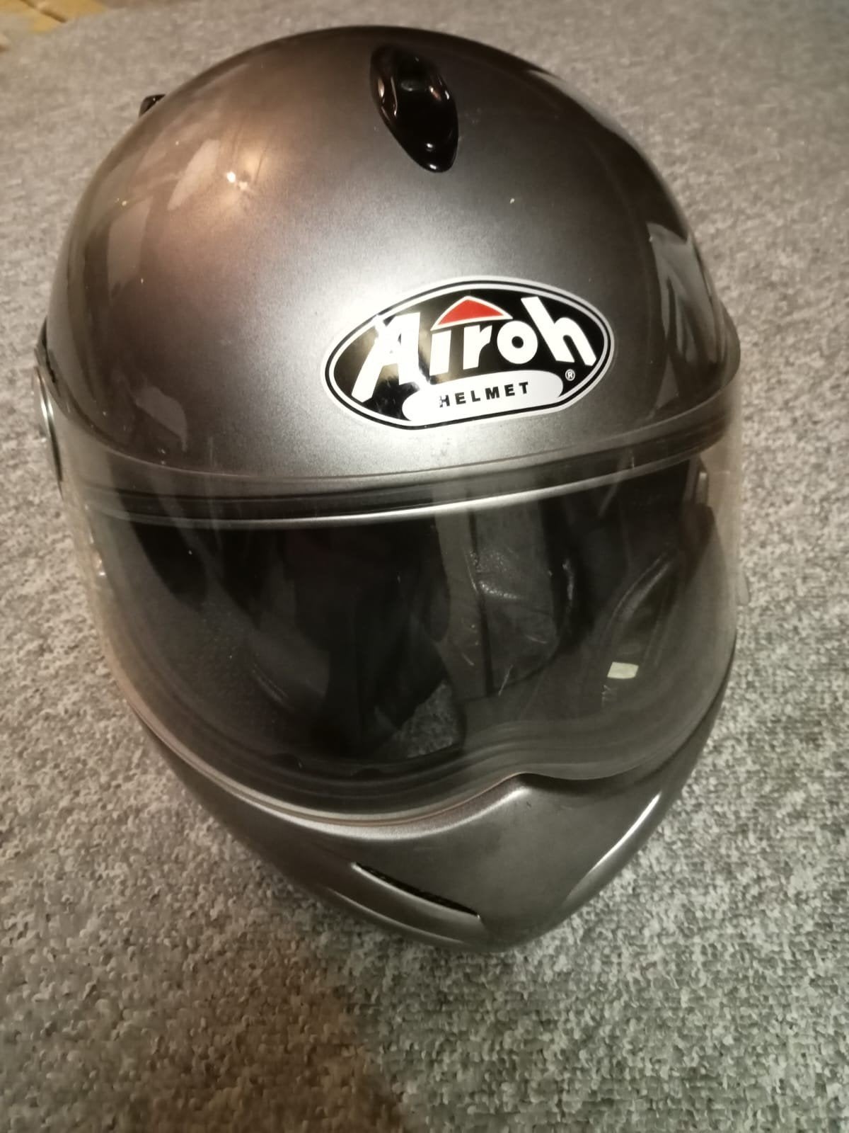 Airoh Integraalhelm Maat M - Grijs, M, Heren, Ophalen of Verzenden, Integraalhelm