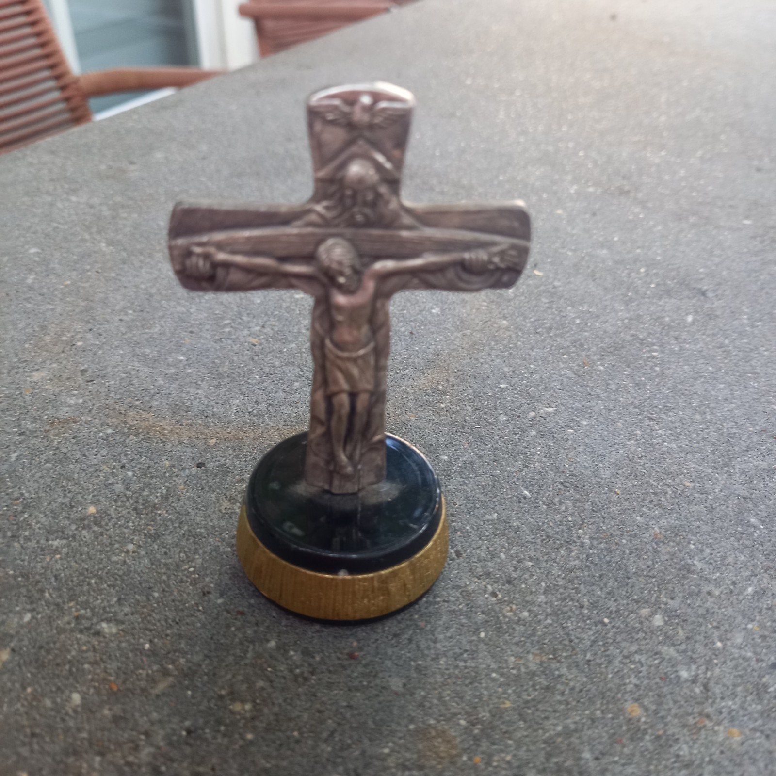 Mooi Staand Crucifix – Jubilaeum A.D. 2000 (Italië), Ophalen of Verzenden, Zo goed als nieuw, Beeld(je)