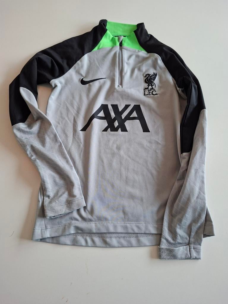 TK: Liverpool trainingsjasje (maat 128 - 137 cm), Overige maten, Ophalen of Verzenden, Voetbal, Gedragen