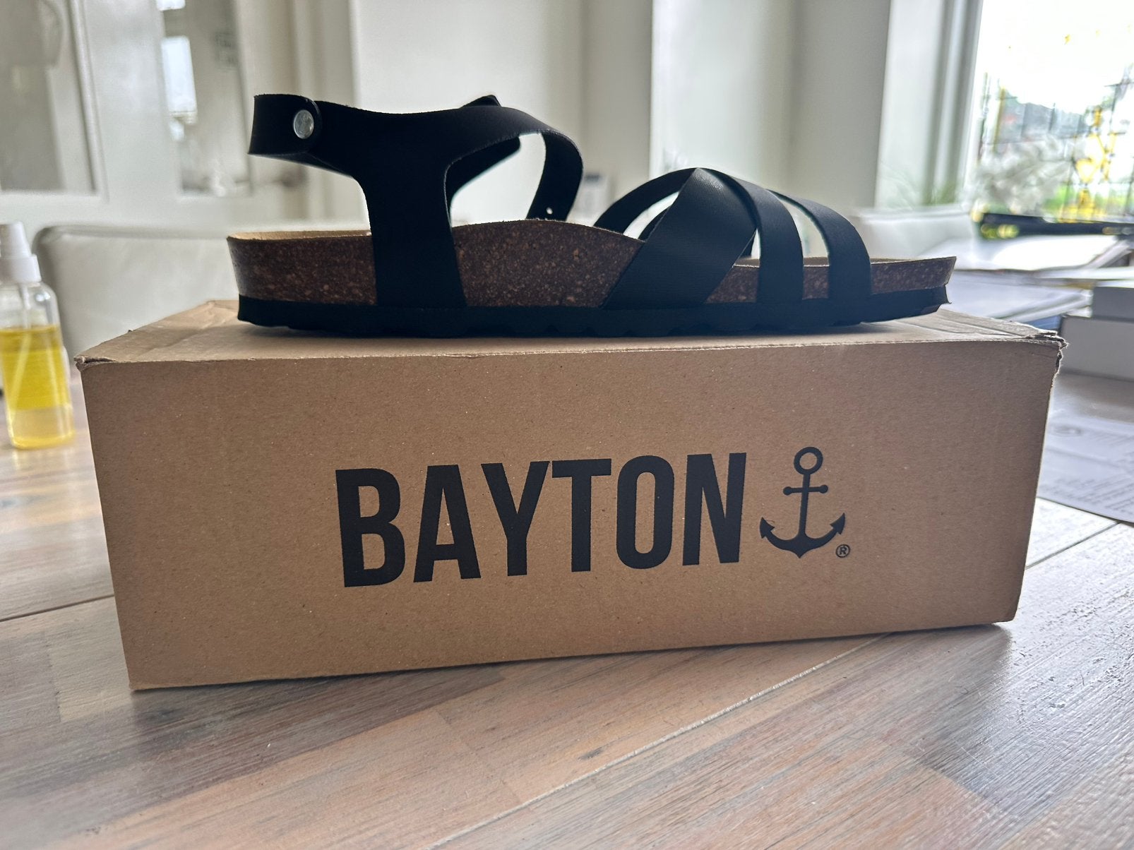 Bayton orthopedisch sandaal mt 39, Sandalen, Zwart, Nieuw, Ophalen of Verzenden